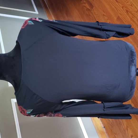 AEO Embroidered Wrap Top - Picture 8 of 9